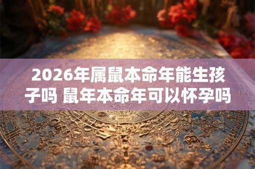 2026年属鼠本命年能生孩子吗 鼠年本命年可以怀孕吗