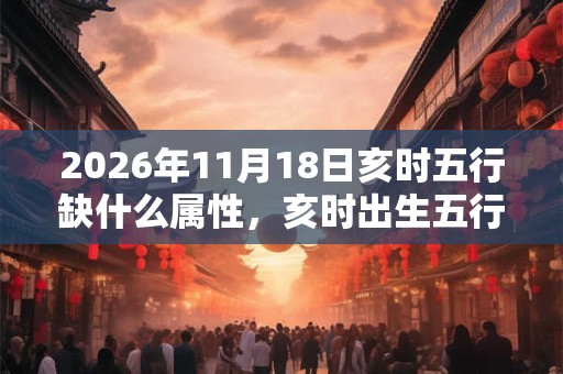 2026年11月18日亥时五行缺什么属性，亥时出生五行缺什么