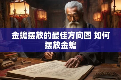 金蟾摆放的最佳方向图 如何摆放金蟾