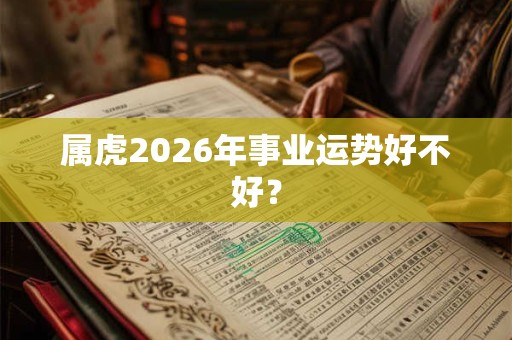 属虎2026年事业运势好不好？