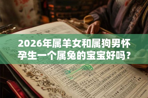 2026年属羊女和属狗男怀孕生一个属兔的宝宝好吗？