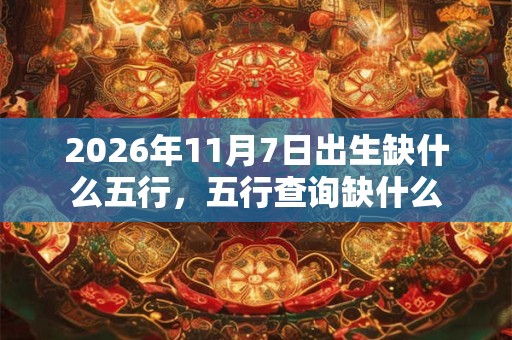 2026年11月7日出生缺什么五行,五行查询缺什么 2026年11月7日出生缺什么五行,五行查询缺什么