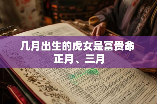 几月出生的虎女是富贵命 正月、三月 几月出生的虎女是富贵命 正月、三月