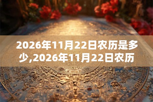 2026年11月22日农历是多少,2026年11月22日农历表 2026年11月22日农历是多少,2026年11月22日农历表
