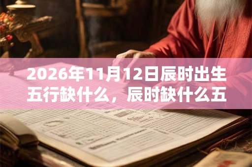 2026年11月12日辰时出生五行缺什么，辰时缺什么五行