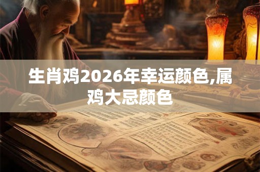 生肖鸡2026年幸运颜色,属鸡大忌颜色 生肖鸡2026年幸运颜色,属鸡大忌颜色