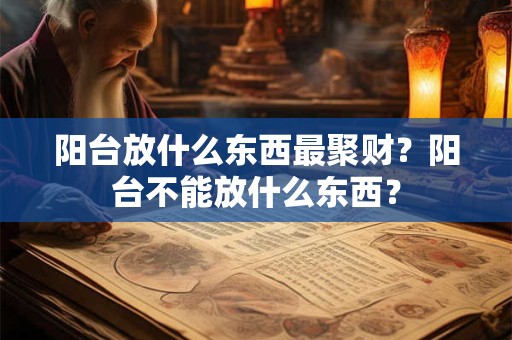 阳台放什么东西最聚财？阳台不能放什么东西？