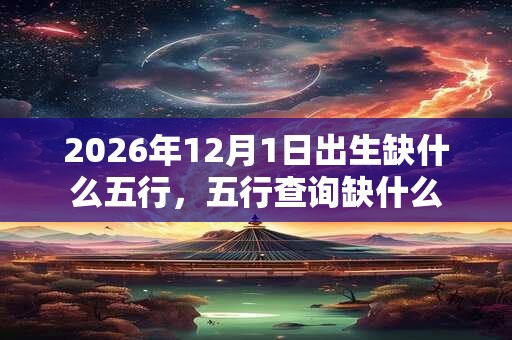 2026年12月1日出生缺什么五行，五行查询缺什么