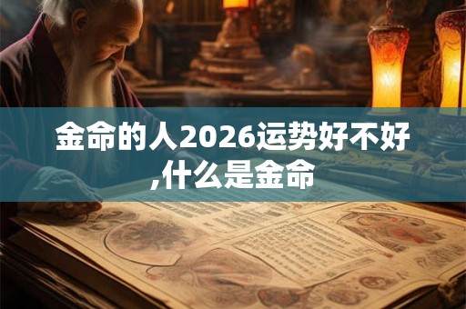 金命的人2026运势好不好,什么是金命