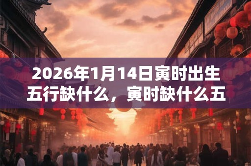 2026年1月14日寅时出生五行缺什么,寅时缺什么五行 2026年1月14日寅时出生五行缺什么,寅时缺什么五行
