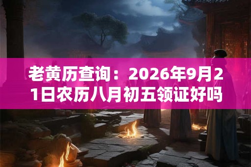 老黄历查询：2026年9月21日农历八月初五领证好吗