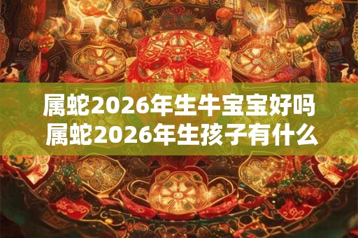 属蛇2026年生牛宝宝好吗 属蛇2026年生孩子有什么影响