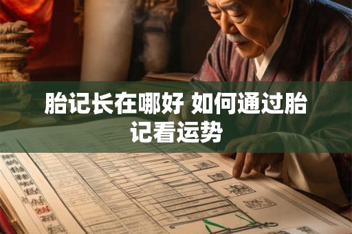 胎记长在哪好 如何通过胎记看运势