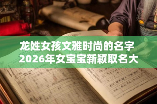龙姓女孩文雅时尚的名字 2026年女宝宝新颖取名大全