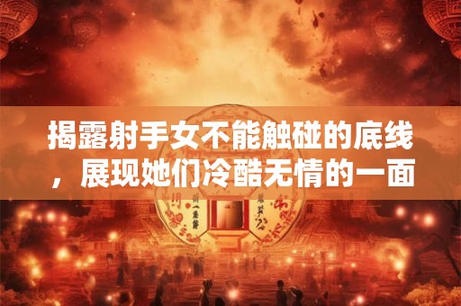 揭露射手女不能触碰的底线,展现她们冷酷无情的一面 揭露射手女不能触碰的底线,展现她们冷酷无情的一面