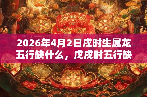 2026年4月2日戌时生属龙五行缺什么，戊戌时五行缺什么