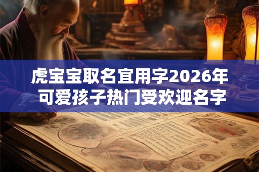 虎宝宝取名宜用字2026年 可爱孩子热门受欢迎名字
