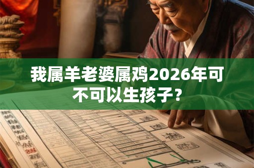 我属羊老婆属鸡2026年可不可以生孩子？