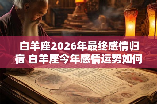 白羊座2026年最终感情归宿 白羊座今年感情运势如何