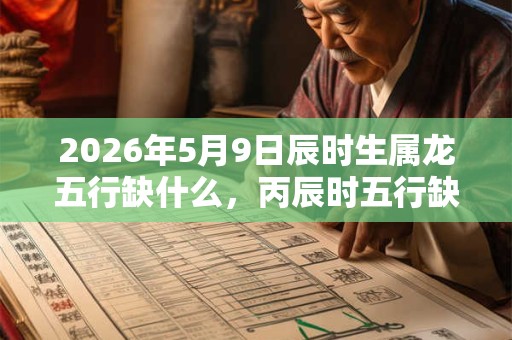 2026年5月9日辰时生属龙五行缺什么,丙辰时五行缺什么 2026年5月9日辰时生属龙五行缺什么,丙辰时五行缺什么