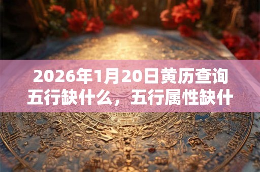 2026年1月20日黄历查询五行缺什么，五行属性缺什么