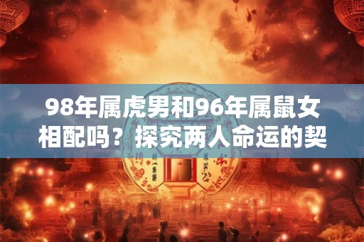 98年属虎男和96年属鼠女相配吗？探究两人命运的契合度