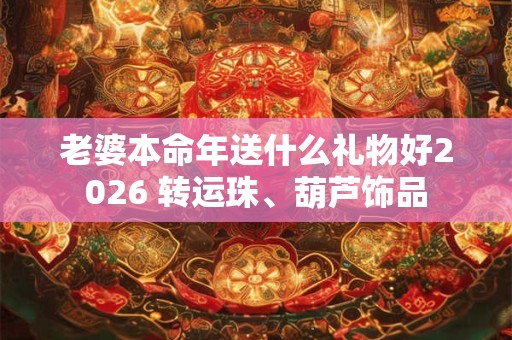 老婆本命年送什么礼物好2026 转运珠、葫芦饰品