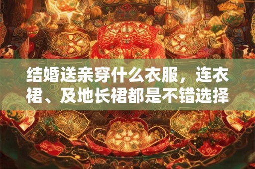 结婚送亲穿什么衣服，连衣裙、及地长裙都是不错选择