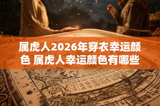 属虎人2026年穿衣幸运颜色 属虎人幸运颜色有哪些