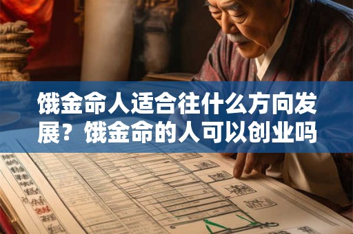 饿金命人适合往什么方向发展？饿金命的人可以创业吗？
