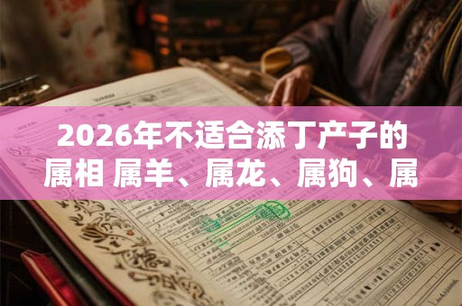 2026年不适合添丁产子的属相 属羊、属龙、属狗、属马 2026年不适合添丁产子的属相 属羊、属龙、属狗、属马