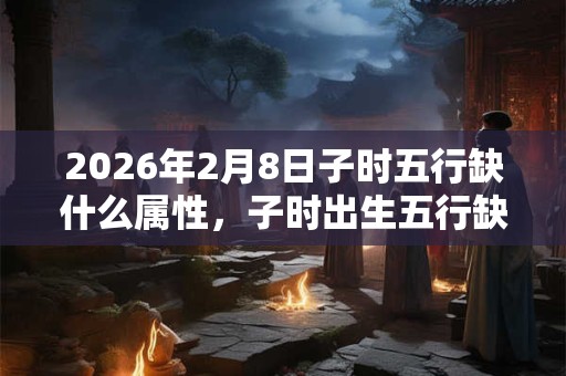 2026年2月8日子时五行缺什么属性，子时出生五行缺什么