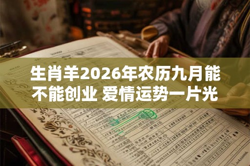 生肖羊2026年农历九月能不能创业 爱情运势一片光明