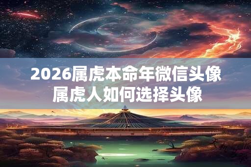 2026属虎本命年微信头像 属虎人如何选择头像