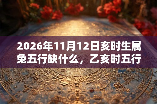 2026年11月12日亥时生属兔五行缺什么,乙亥时五行缺什么 2026年11月12日亥时生属兔五行缺什么,乙亥时五行缺什么