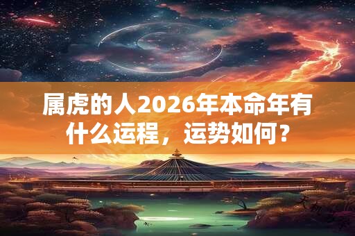 属虎的人2026年本命年有什么运程，运势如何？
