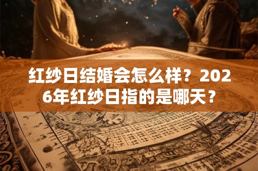 红纱日结婚会怎么样？2026年红纱日指的是哪天？