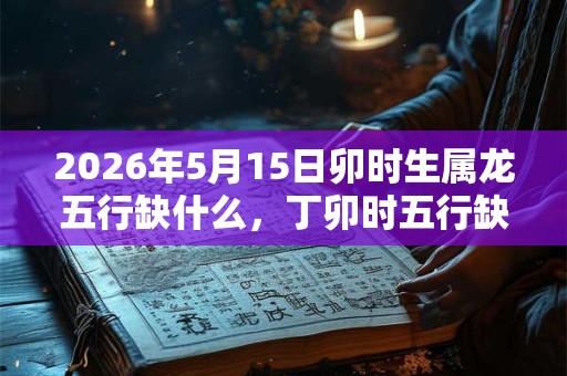 2026年5月15日卯时生属龙五行缺什么，丁卯时五行缺什么