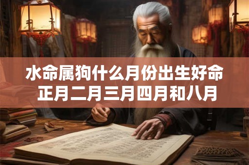 水命属狗什么月份出生好命 正月二月三月四月和八月