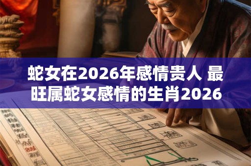 蛇女在2026年感情贵人 最旺属蛇女感情的生肖2026