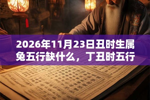 2026年11月23日丑时生属兔五行缺什么，丁丑时五行缺什么