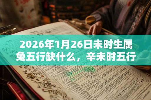2026年1月26日未时生属兔五行缺什么，辛未时五行缺什么