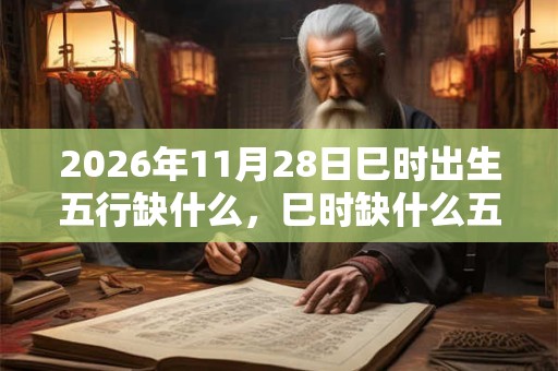 2026年11月28日巳时出生五行缺什么,巳时缺什么五行 2026年11月28日巳时出生五行缺什么,巳时缺什么五行